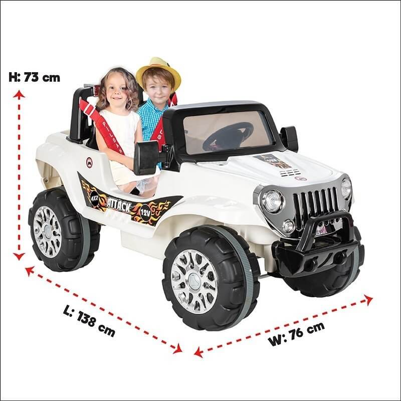 Jeep electric cu doua locuri copii