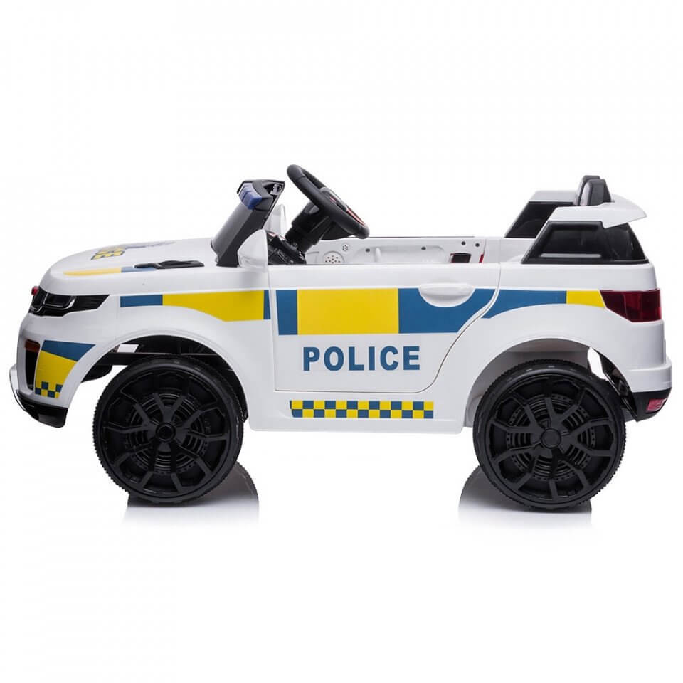Masinuta electrica Police SUV alba