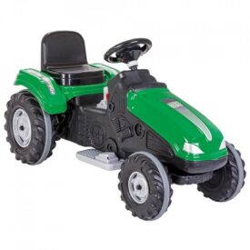 tractor electric copii verde