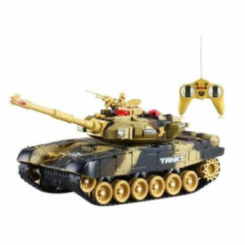 tanc militar de jucarie T-90 scara 116 RC cu telecomanda lumini si efecte sonore speciale de lupta